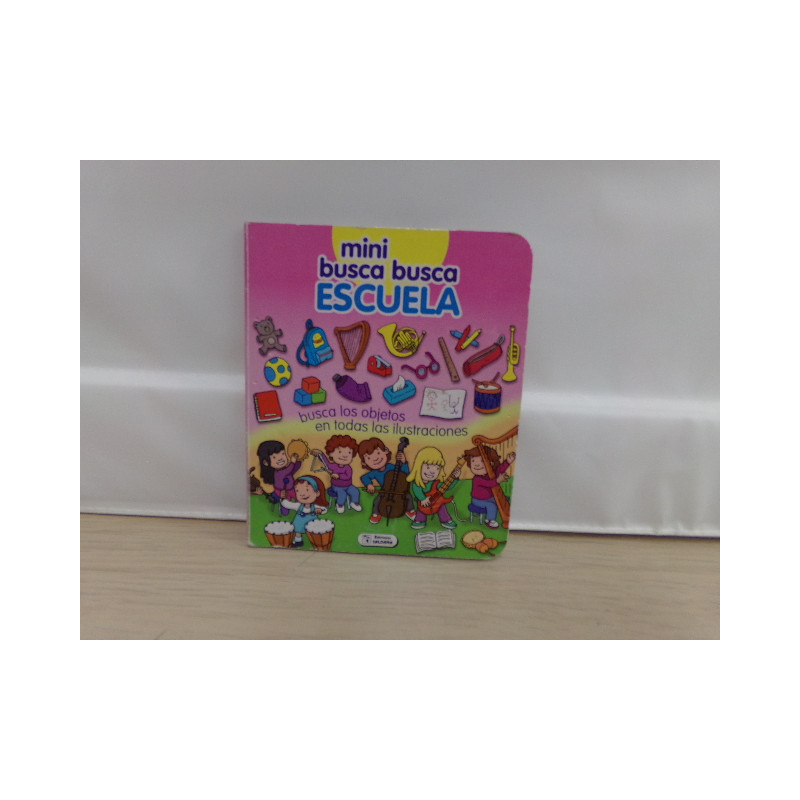Libro mini, Busca busca Escuela. Segunda mano.