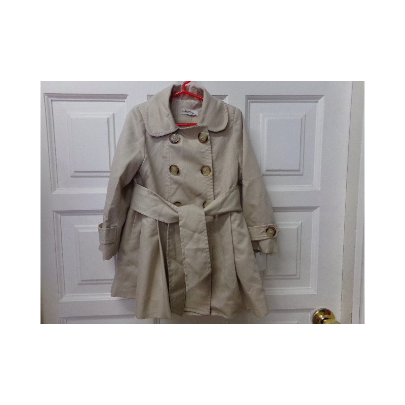 Gabardina beig La Ormiga 3 años. Segunda mano.