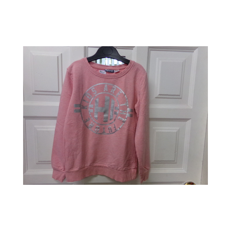 SUDADERA ROSA T6-8. Segunda mano.