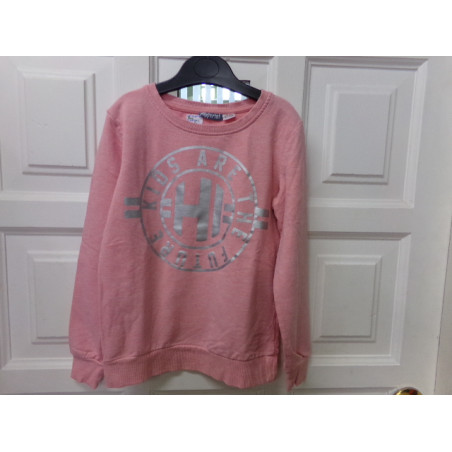 SUDADERA ROSA T6-8. Segunda mano.