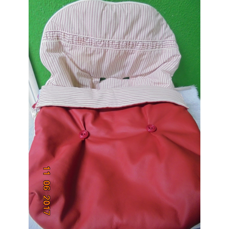 Saco grupo cero polipiel rojo alves segunda mano