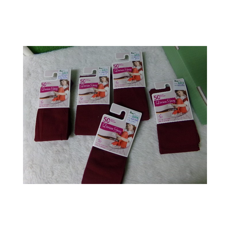 Panty espuma granate. Talla 4. Dorian Gray. A estrenar