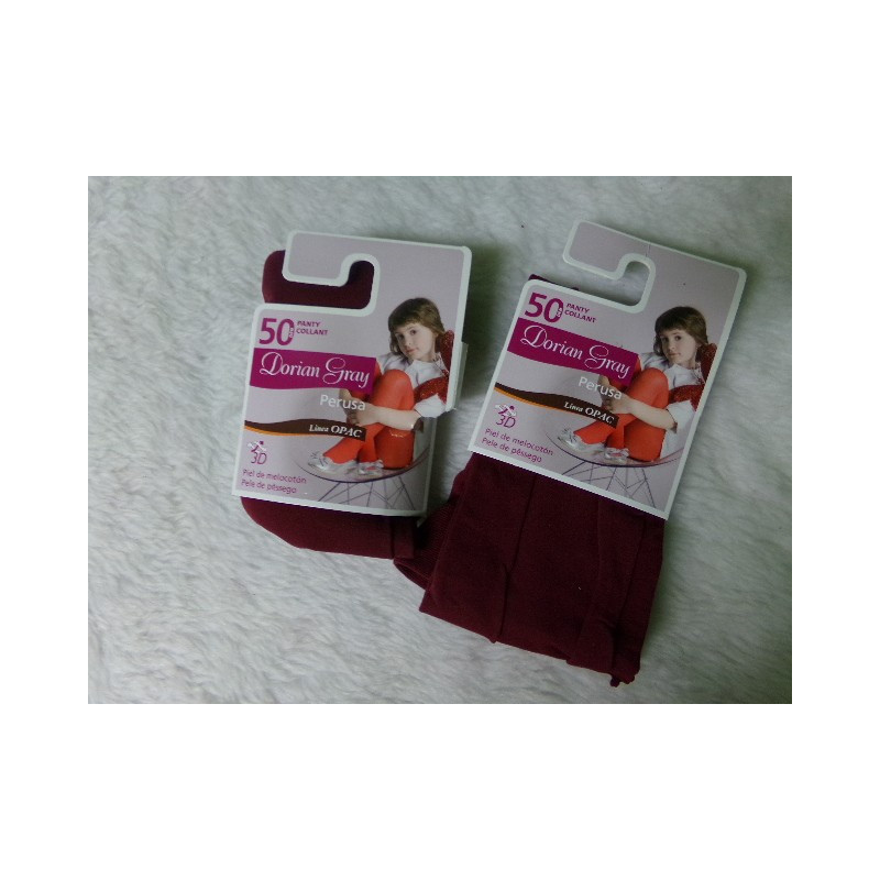 Medias de espuma. talla 2. Granate. Dorian Gray. A estrenar