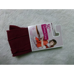 Medias de espuma. talla 2. Granate. Dorian Gray. A estrenar