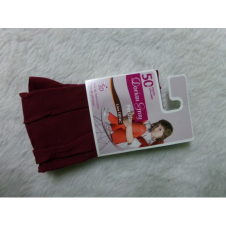 Medias de espuma. talla 2. Granate. Dorian Gray. A estrenar