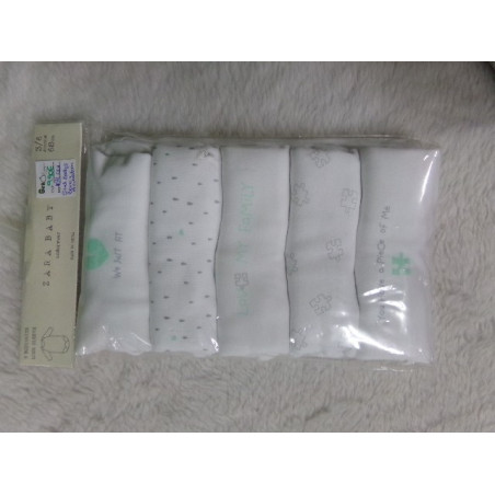 Cinco bodys de Zara. Talla 3-6 meses. A estrenar