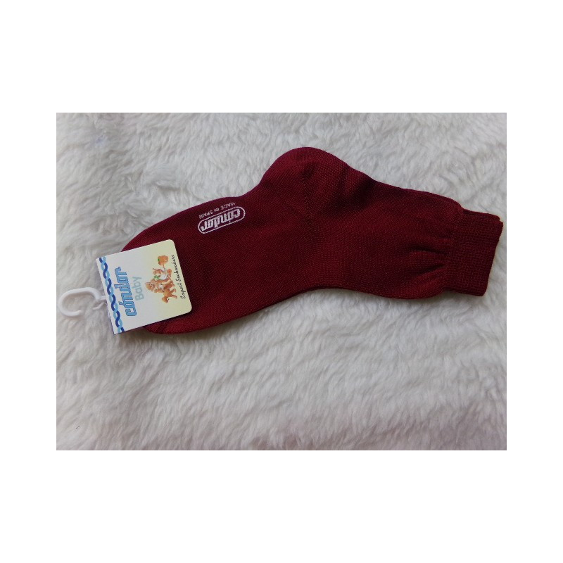 Calcetin granate 19-22. A estrenar
