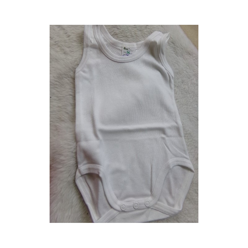 Body de tirantes talla 6 meses. Abanderado. A estrenar