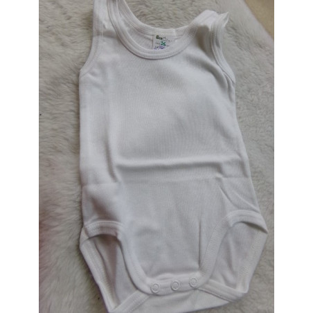 Body de tirantes talla 6 meses. Abanderado. A estrenar