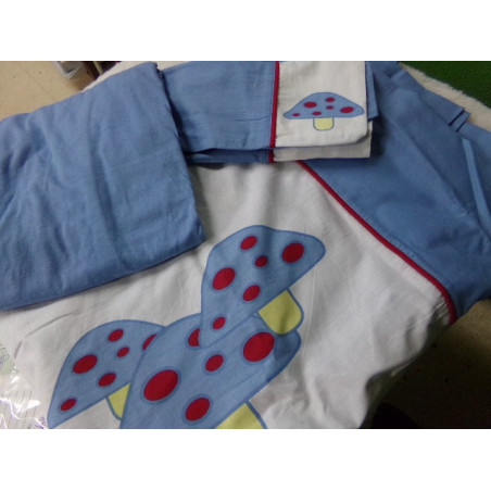 Funda nórdica+ funda almohada+ bajera ajustable. A estrenar