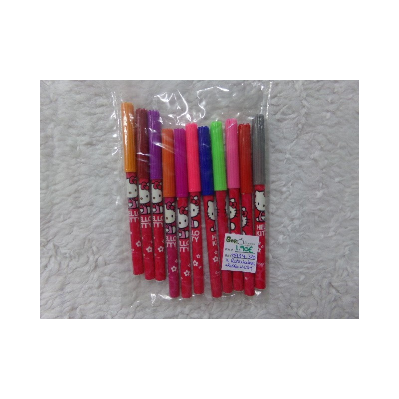 11 Rotuladores Hello Kitty