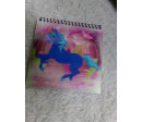 Libreta pequeña Unicornio. Sin uso