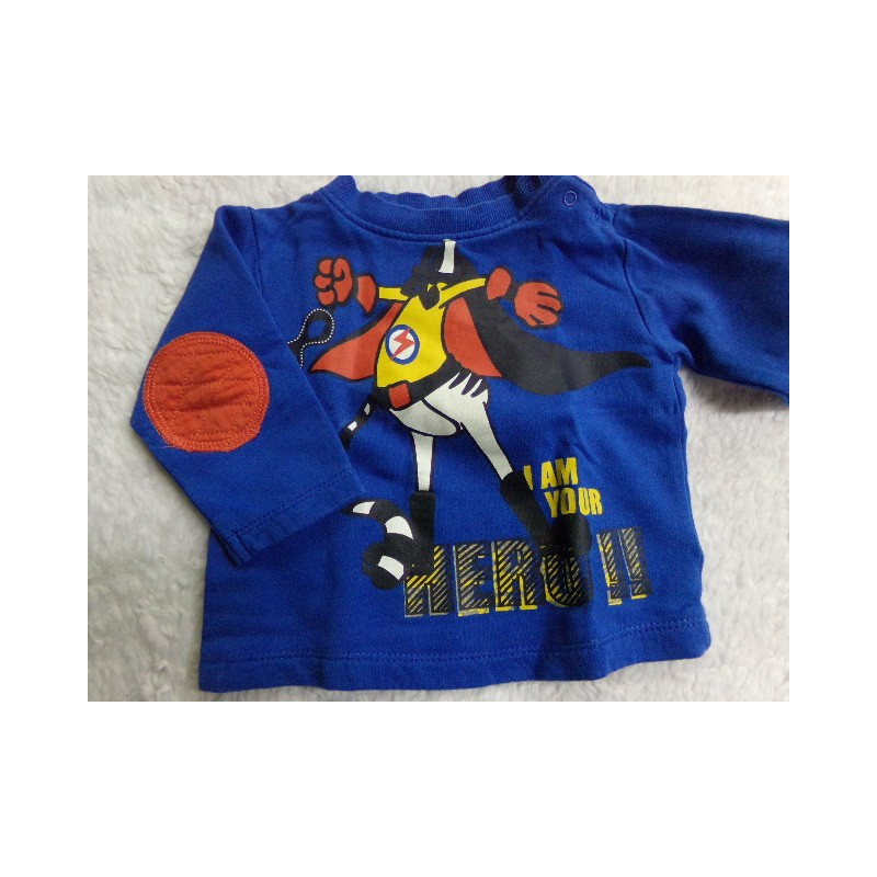 Camiseta Hero talla 3 meses. Segunda mano