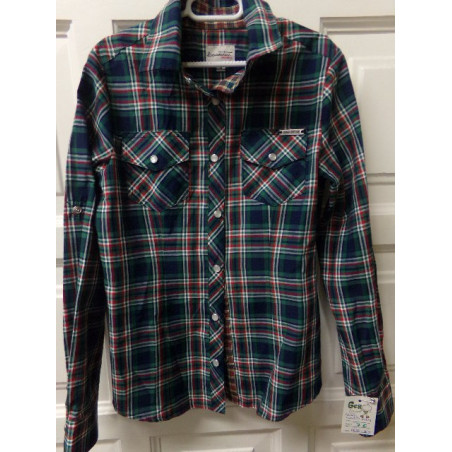 Camisa de cuadros talla 8 años. Segunda mano