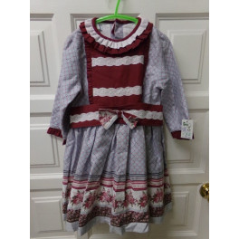 Vestido Abuela Tata talla 8 años. Segunda mano