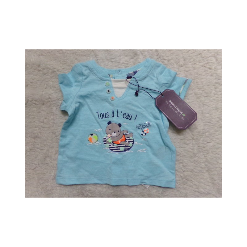 Camiseta Sergent Major talla 3 meses. A estrenar
