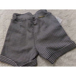 Pantalon corto pata de gallo 5-6 años