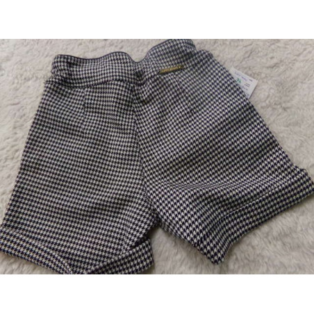 Pantalon corto pata de gallo 5-6 años