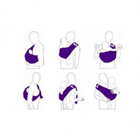 Bandolera algodón portabebé Babasling SEGUNDA MANO