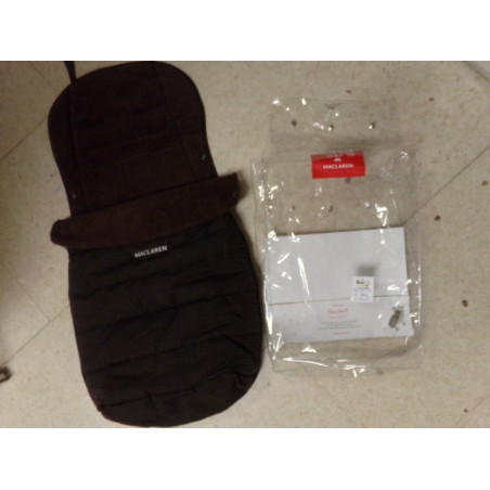 Saco Maclaren Foot Muff marron. Segunda mano