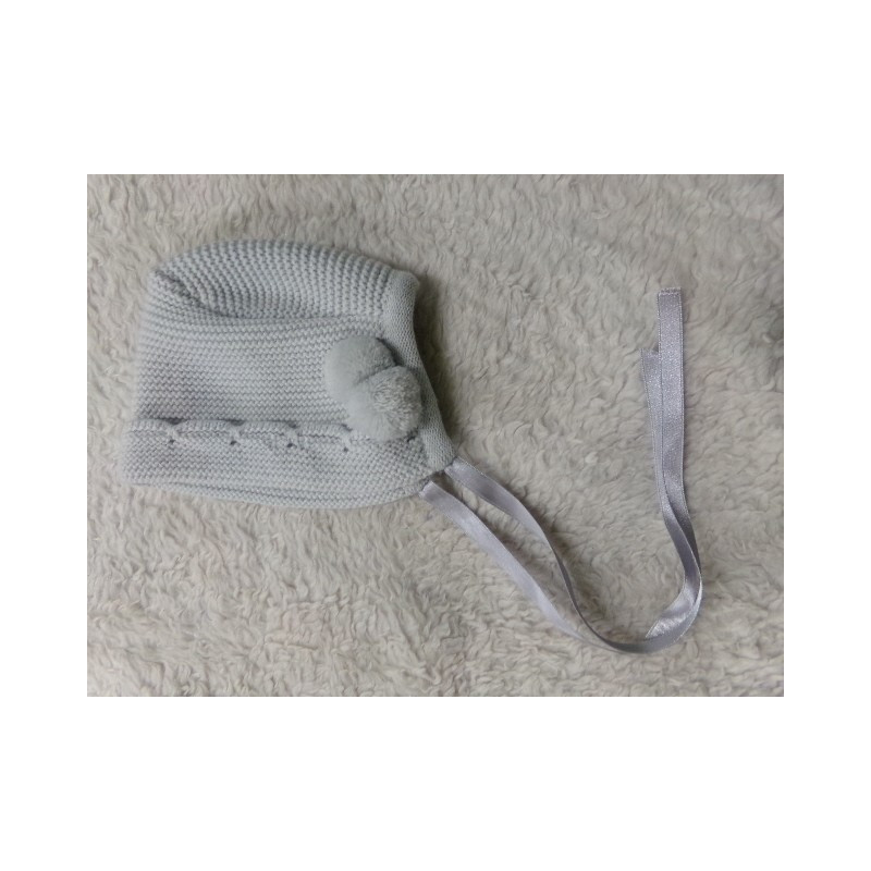 Capota gris talla 12  meses. Segunda mano