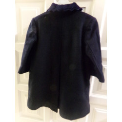 Abrigo paño marino talla 1-2 años. Segunda mano