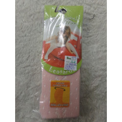 Leotardo calado rosa T0