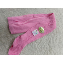 Leotardo calado rosa T0