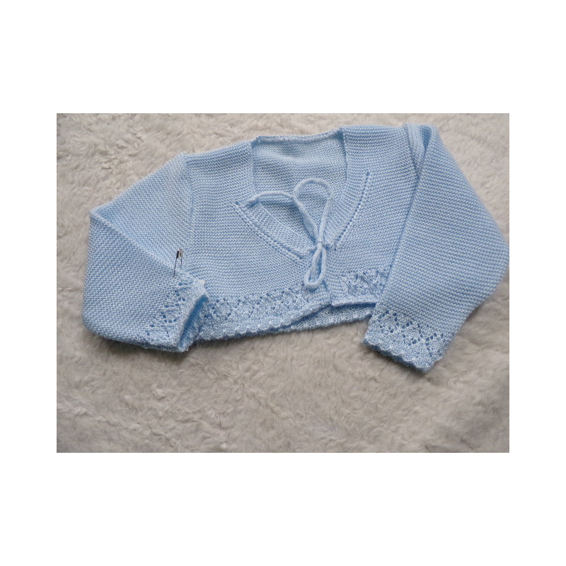 Chaqueta celeste 12-24 meses