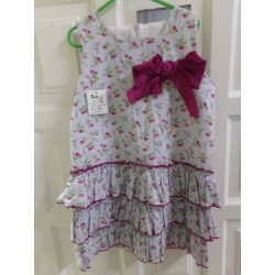 Vestido flores La ormiga 8 años