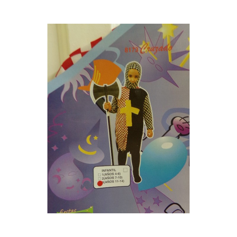 Disfraz cruzadas 3 años