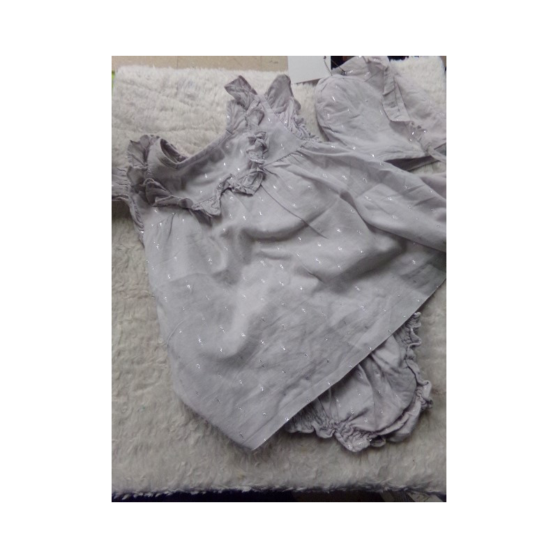 Vestido braguita y capota 9-12 meses