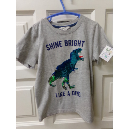 Camiseta dinosaurio talla 4-6 años. Segunda mano