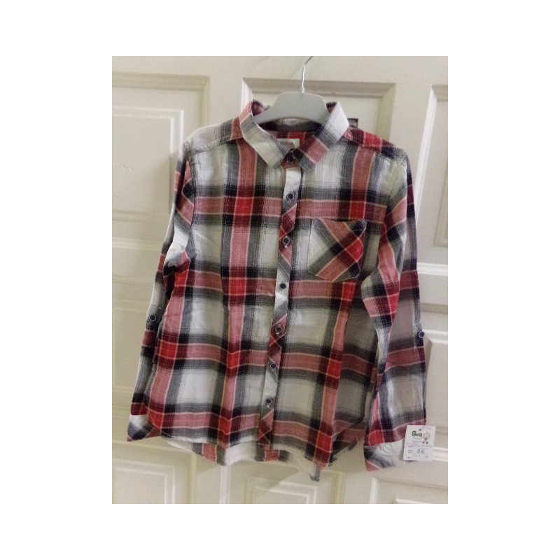 Camisa de cuadros Orchestra talla 8 años. Segunda mano