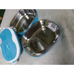 Fiambrera térmica doble con cuchara- Segunda mano