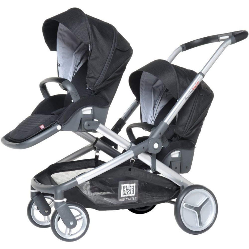 Red Castle Evolutwin - Sillita y maxicosis, color marrón segunda mano