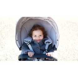 Red Castle Evolutwin - Sillita y maxicosis, color marrón segunda mano