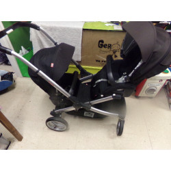 Red Castle Evolutwin - Sillita y maxicosis, color marrón segunda mano