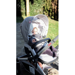 Red Castle Evolutwin - Sillita y maxicosis, color marrón segunda mano