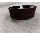 Diadema ancha marron. Sin uso