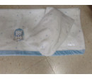 Sábana bajera y encimera de franela para cuna. Segunda mano
