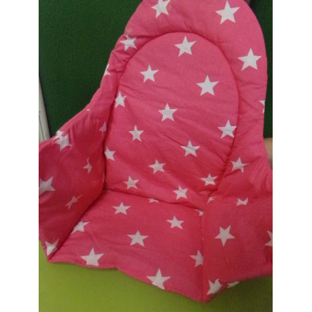 Dombi protector para trona en color coral con estrellas segunda mano
