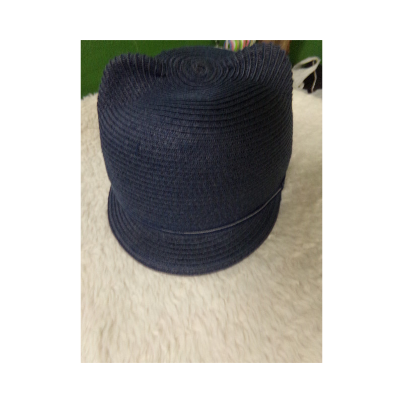 Gorrito azul orejas. 48 cm. Segunda mano