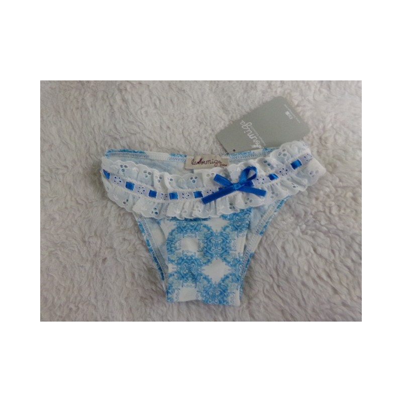 Culetin niña celeste. Talla 24 meses.La Ormiga. A estrenar