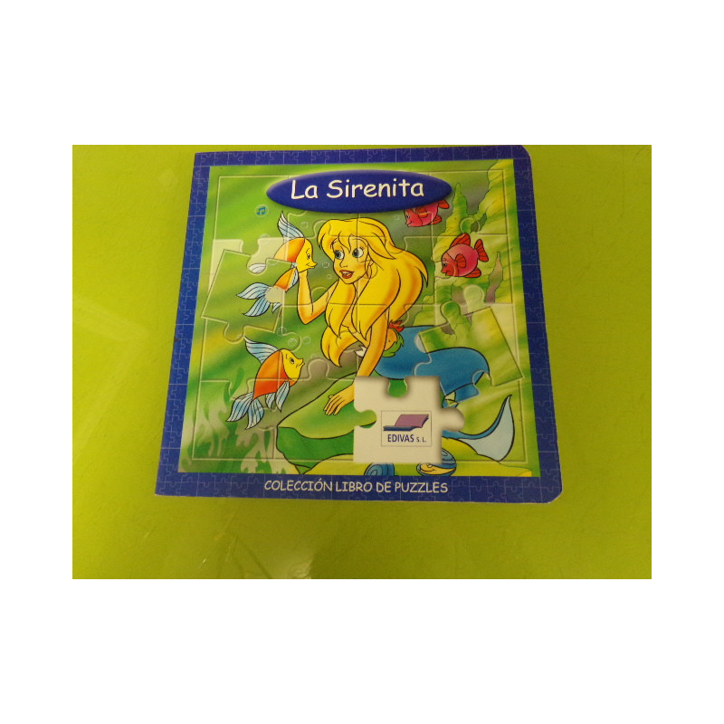 Libro Puzzle La sirenita. Segunda mano
