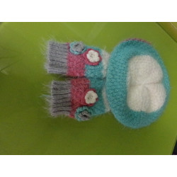 Conjunto gorro y manoplas
