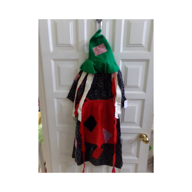 Disfraz de bruja talla 6-7 años. Segunda mano
