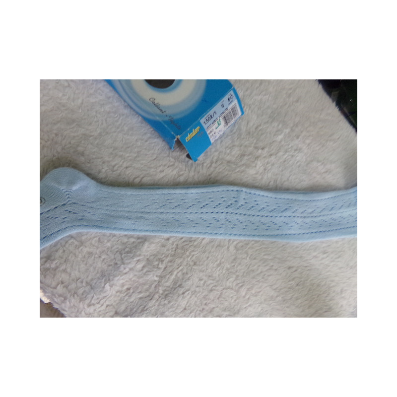 Leotardo calado azul Talla 0. Condor. a estrenar