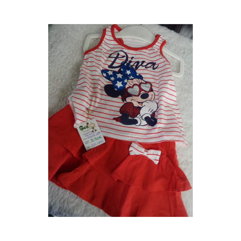 Conjunto Minnie talla 12 meses. Segunda mano