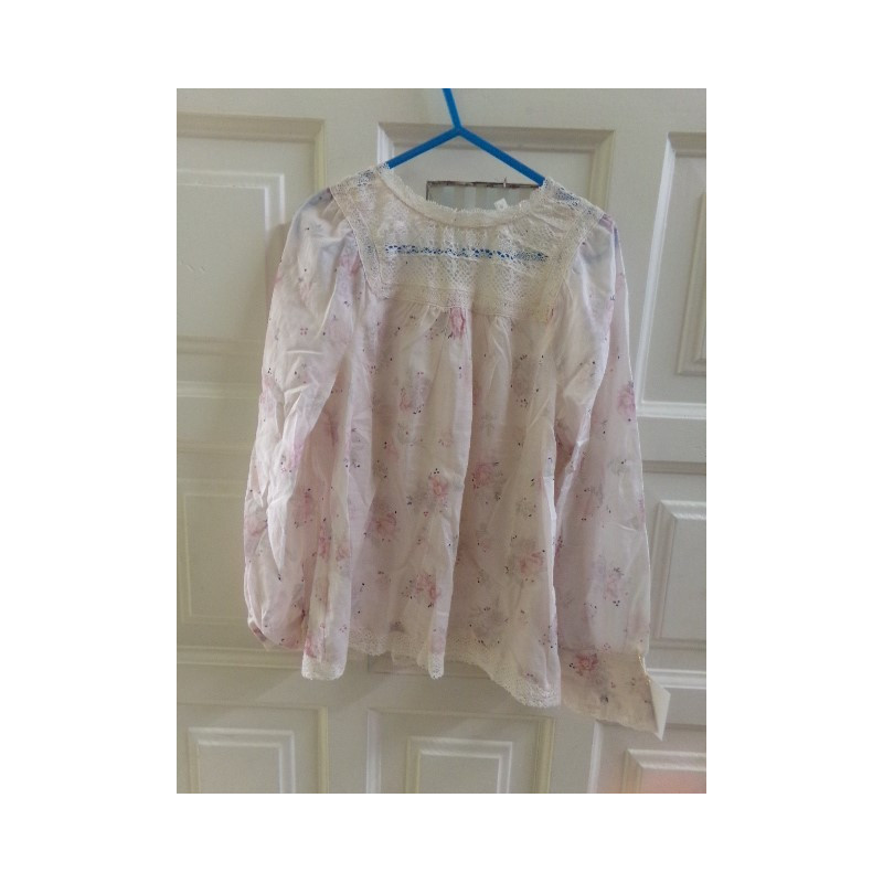 Blusa flores 8 años